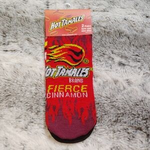 3/$25 Hot Tamales Odd Crazy Fun Novelty Socks Low Cut Fits Most Adult